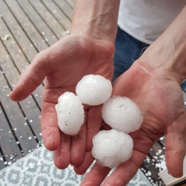 Hagel-Unwetter trifft Teile des Landkreises Rosenheim