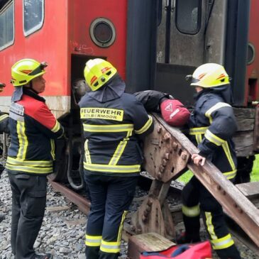 Sonderübungstag rund um Einsätze im Bahnverkehr