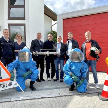 Neue Garage für das CBRN-Erkundungsfahrzeug im Landkreis Rosenheim